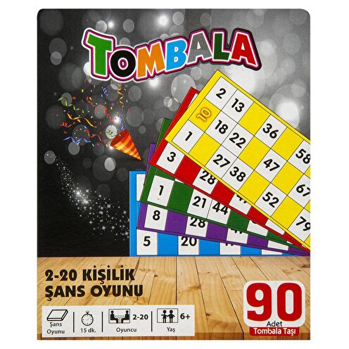 Tombala 20 Kart 90 Sayı