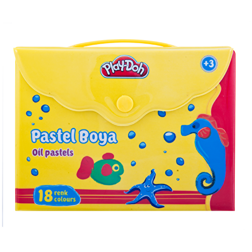 Play-Doh Pastel Boya Çantalı 18 Renk PLAY-PA006