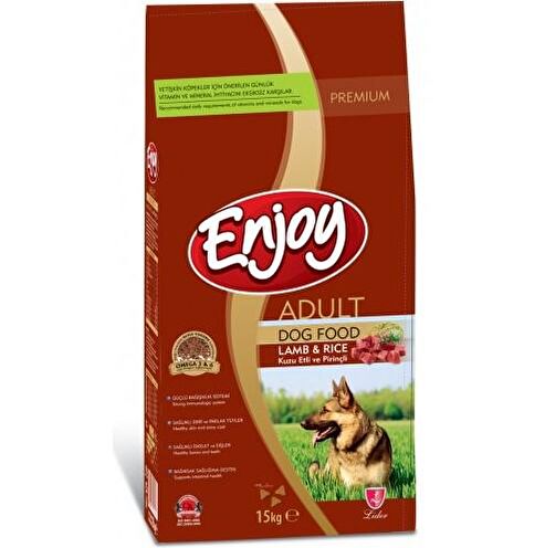 Enjoy Kuzu Etli Yetişkin Köpek Maması 15kg