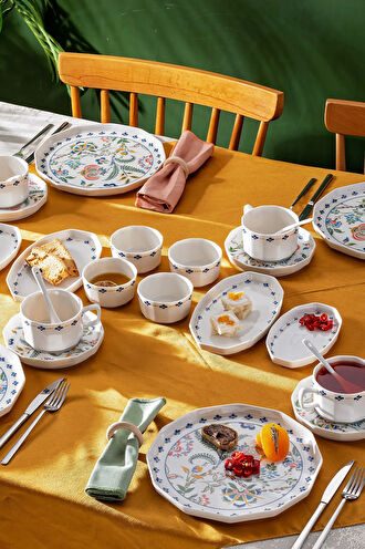 Emsan Bien Porselen 32 Parça 6 Kişilik Kahvaltı Takımı