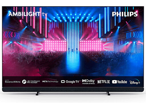 PHILIPS 55OLED909/12 55 inç 139 Ekran Uydu Alıcılı Smart 4K UHD Bowers & Wilkins Dolby Vision & Atmos Google Ambilight TV