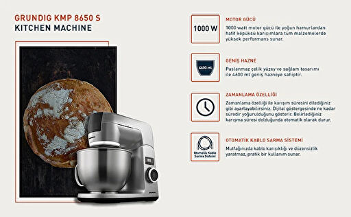 Grundig KMP 8650 S Mutfak Şefi