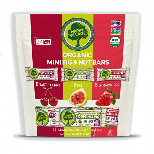 Organik Meyve & Fındık Karışık Mini Bar Paketi 20 gr x 24 ad.
