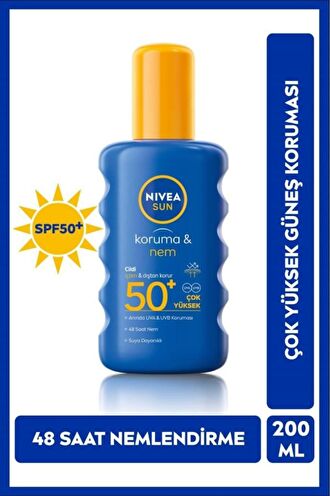 Nivea Sun Koruma & Nem Sprey Spf50 + 200 Ml