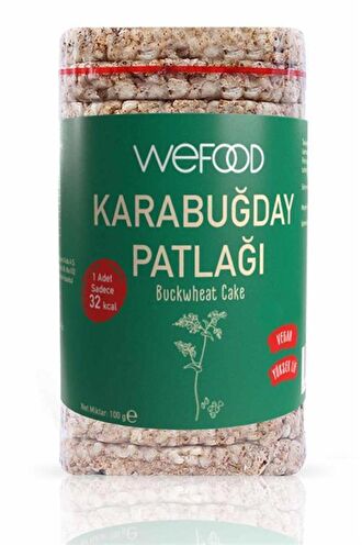 Wefood Karabuğday Patlağı 100gr