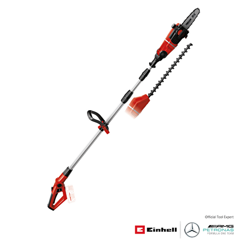 Einhell Akülü Çok Fonksiyonlu Budama GE-HC 18 Li T-Solo (2'si 1 arada çit budama ve motorlu testere, Oregon kılavuz, akü ve şarj cihazı dahil değildir) - 3410800