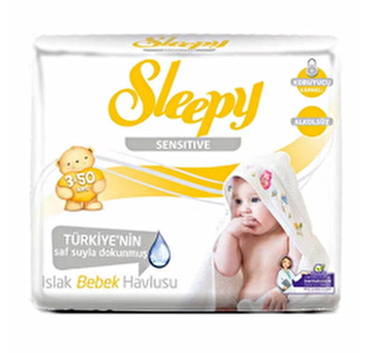  Sleepy Sensitive Bebek Islak Mendil 3x50 Adet
