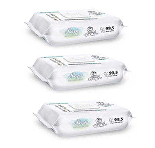 Sleepy Bio Natural 3x40 Adet Islak Mendil