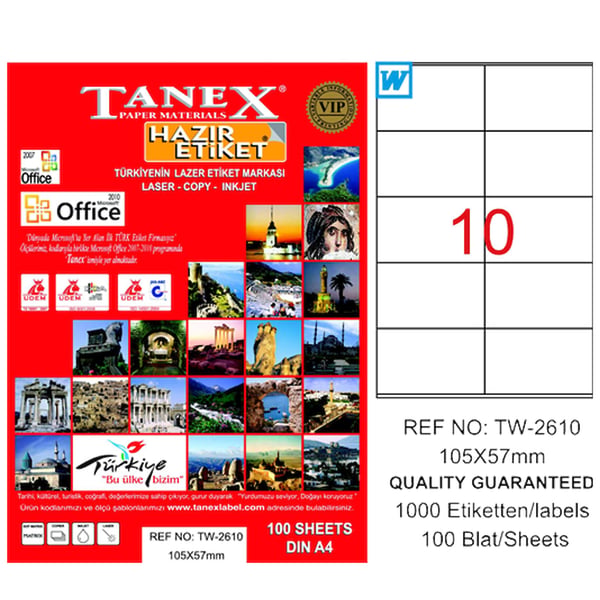 Tanex Barkod Etiketi