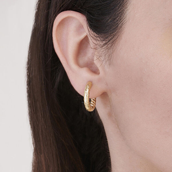 Altınbaş Altın Küpe