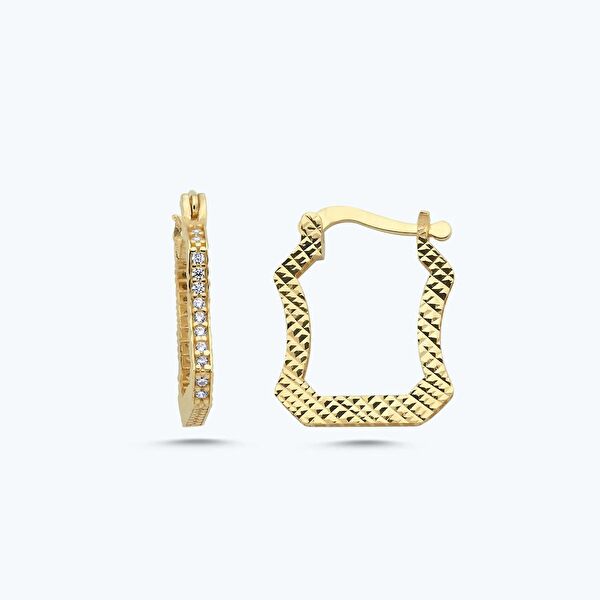 Altınbaş Altın Küpe