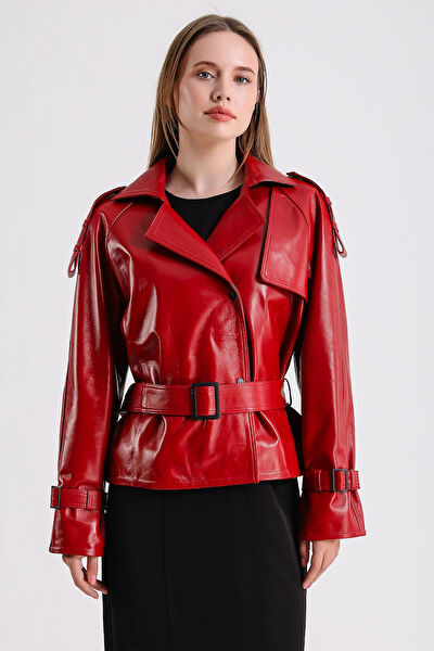 Maroquin Leather Kadın Ceket