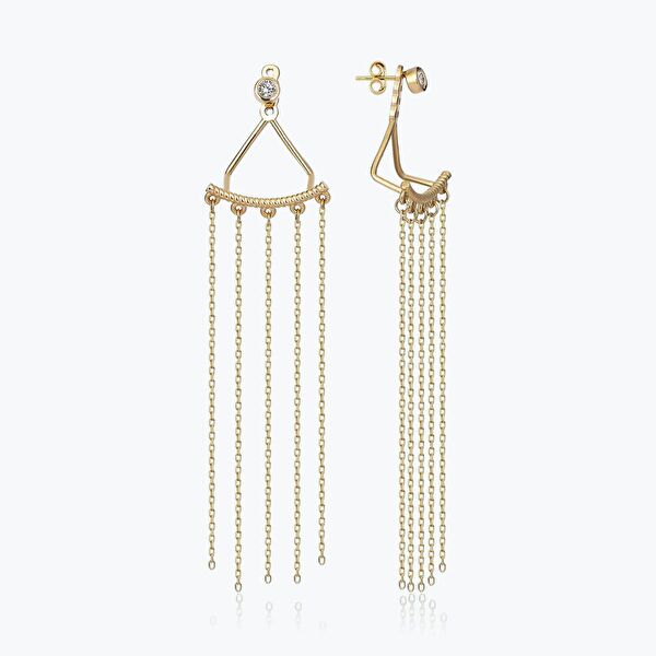 Altınbaş Altın Küpe