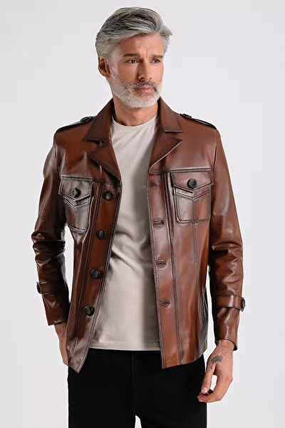 Maroquin Leather Erkek Ceket