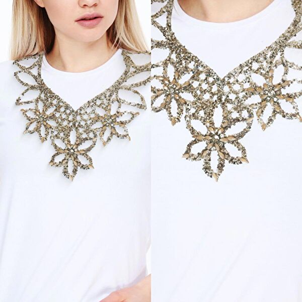 Orcintre Tesettür Gömlek Yaka ve iç Boyunluk