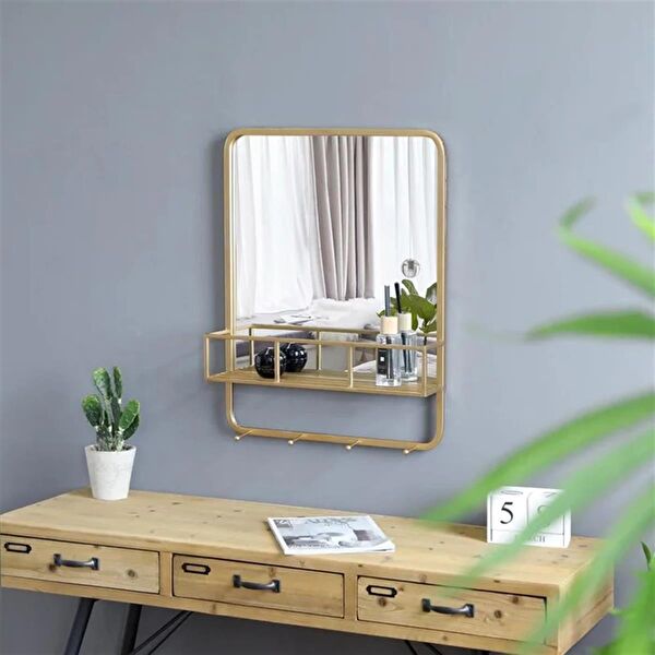 Püff Konsept Çerçeveli Ayna