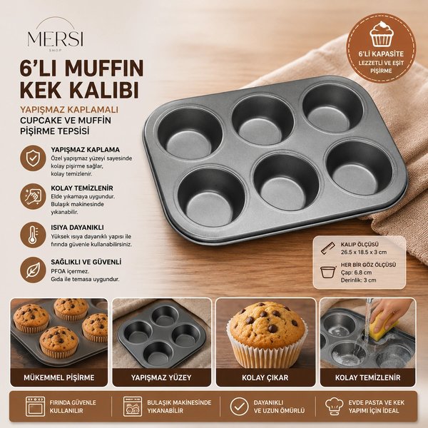 Mersi SHOP Muffin Kalıbı