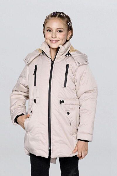 arafım butik Kız Çocuk Mont, Kaban