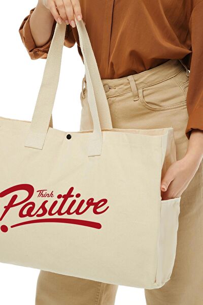 Çınar Bez Çanta Plaj Çantası