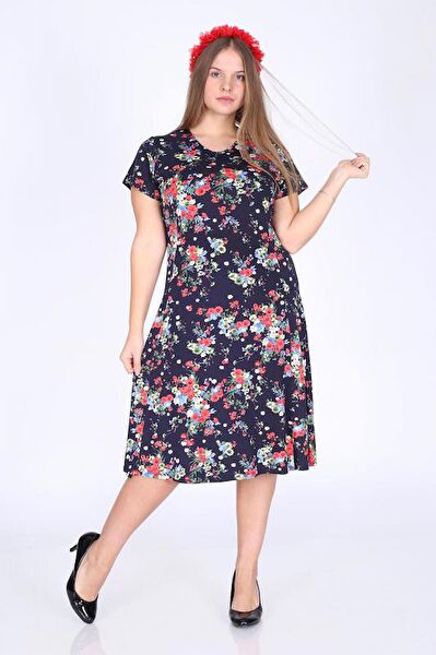 1fazlası Büyük Beden Günlük Elbise