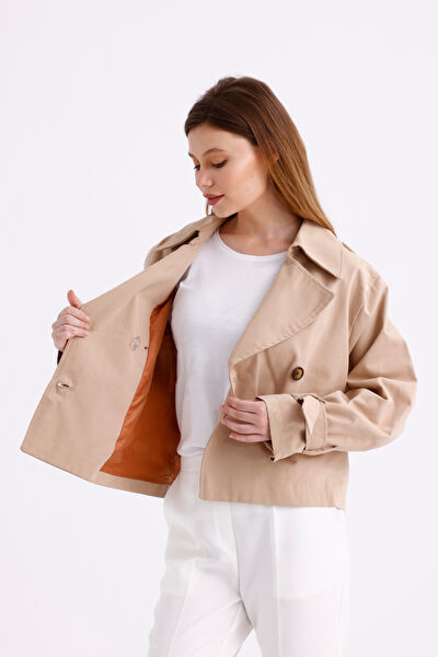 PASTELASTORE Kadın Trençkot, Yağmurluk