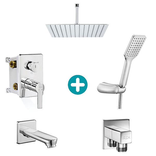 T-may Duş Başlığı, Spirali, Seti