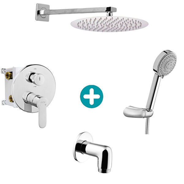 T-may Duş Başlığı, Spirali, Seti