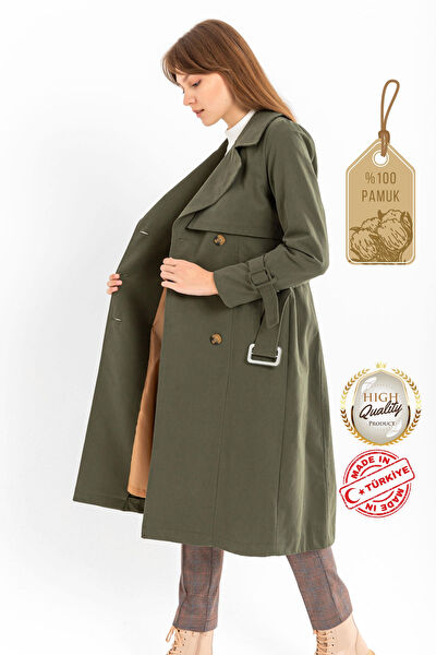 PASTELASTORE Kadın Trençkot, Yağmurluk