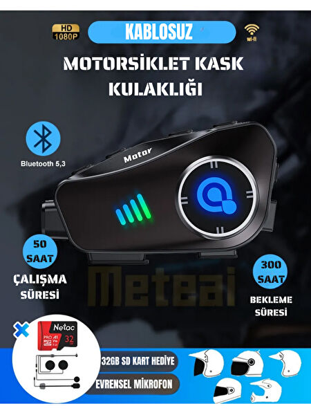 Bakeey Motorsiklet Intercom