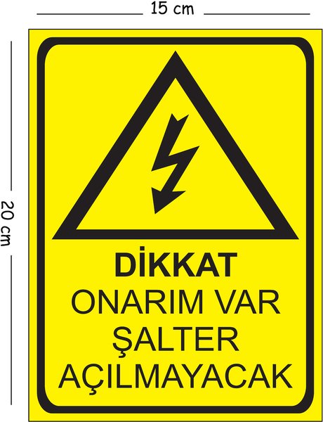 Mayeka Güvenlik Uyarı İşaretleri, İş Güvenliği Levhaları