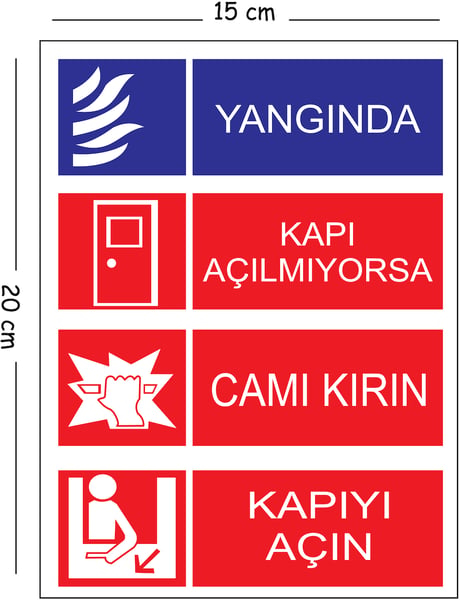 Mayeka Güvenlik Uyarı İşaretleri, İş Güvenliği Levhaları