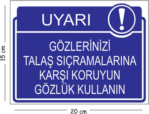 Mayeka Güvenlik Uyarı İşaretleri, İş Güvenliği Levhaları
