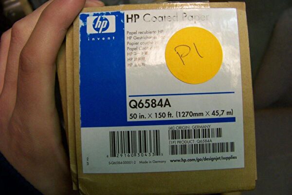 HP Resim Defteri, Kağıtları