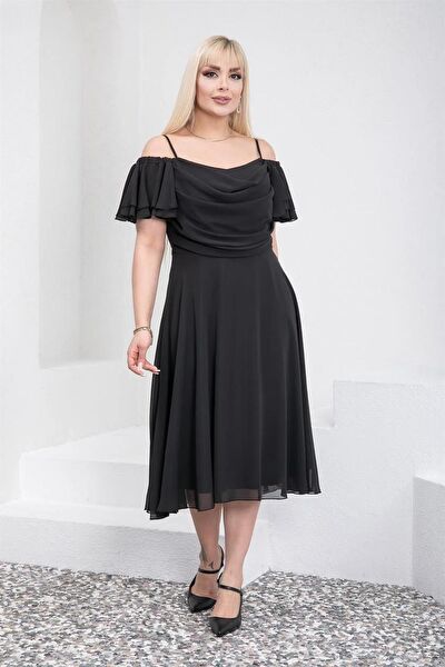 Livanomi Büyük Beden Abiye Elbise