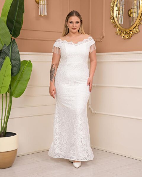 Livanomi Büyük Beden Abiye Elbise