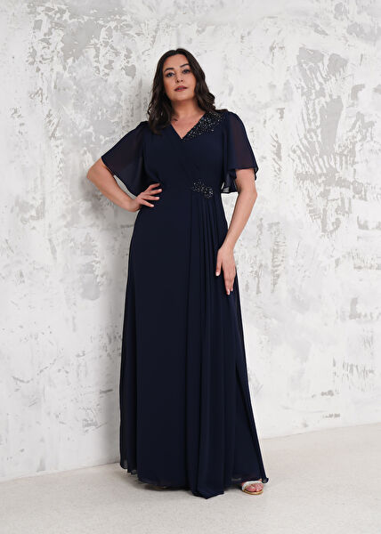 Livanomi Büyük Beden Abiye Elbise