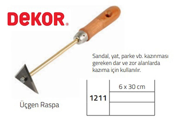 Dekor İnşaat Spatulası