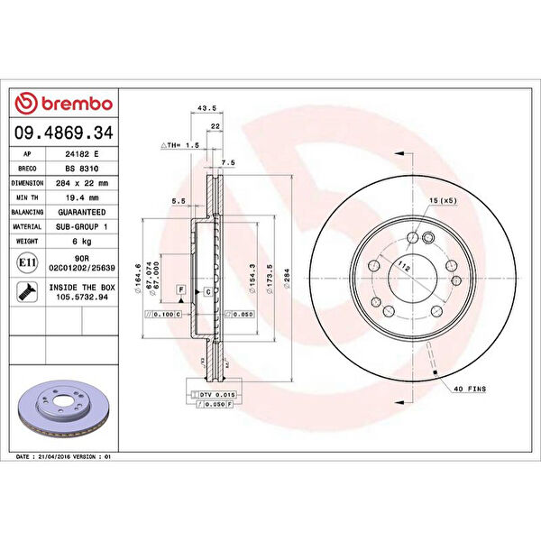 Brembo Fren Diskleri