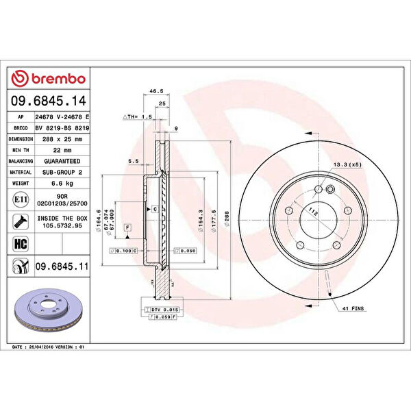 Brembo Fren Diskleri