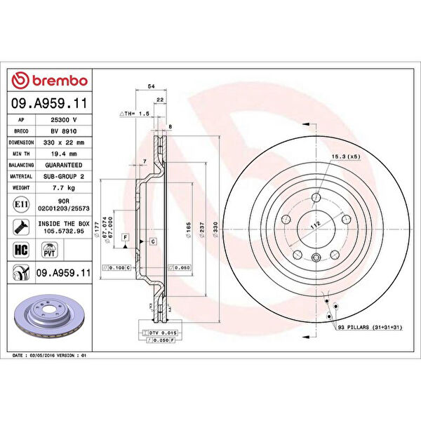Brembo Fren Diskleri