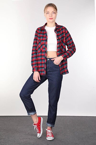 Blue White Kadın Jeans