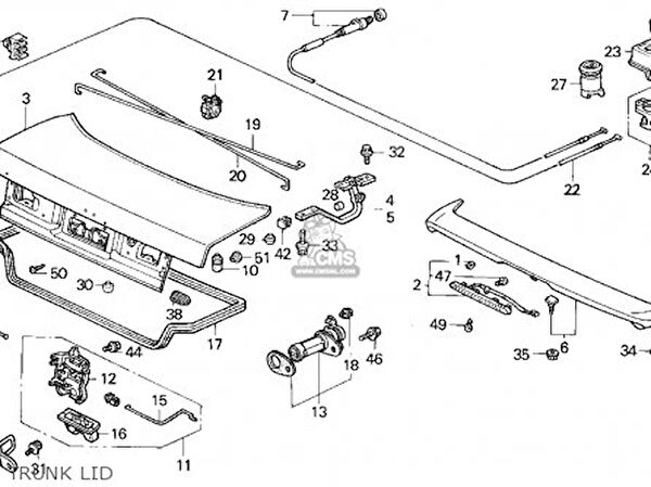 TAIWAN Bagaj Kapağı