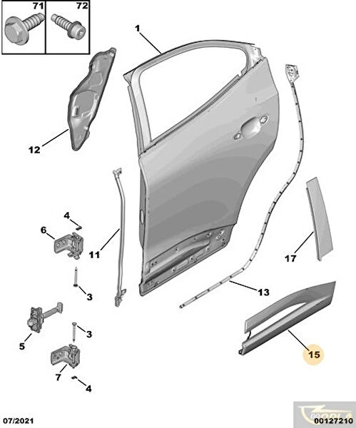 OE-OPEL Kapı Ekipmanları