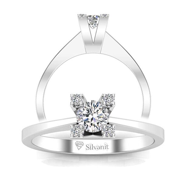 Silvanit Pırlanta Kadın Yüzük