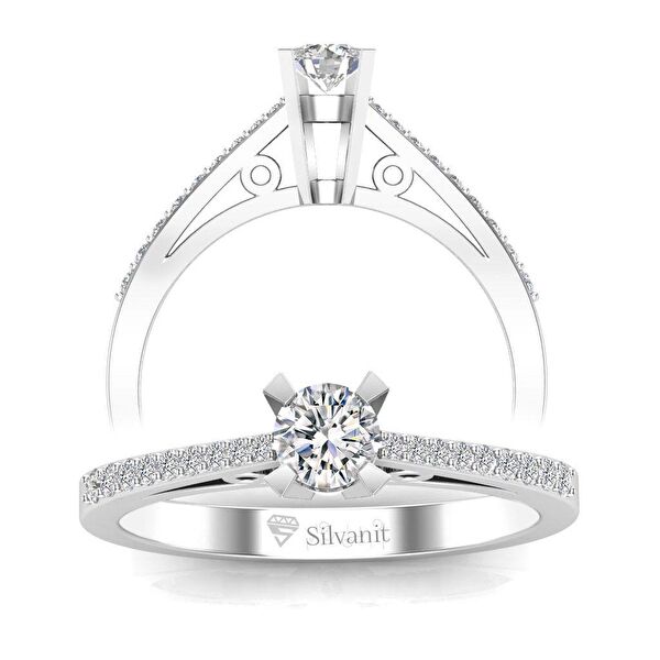 Silvanit Pırlanta Kadın Yüzük