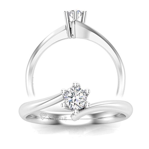 Silvanit Pırlanta Kadın Yüzük