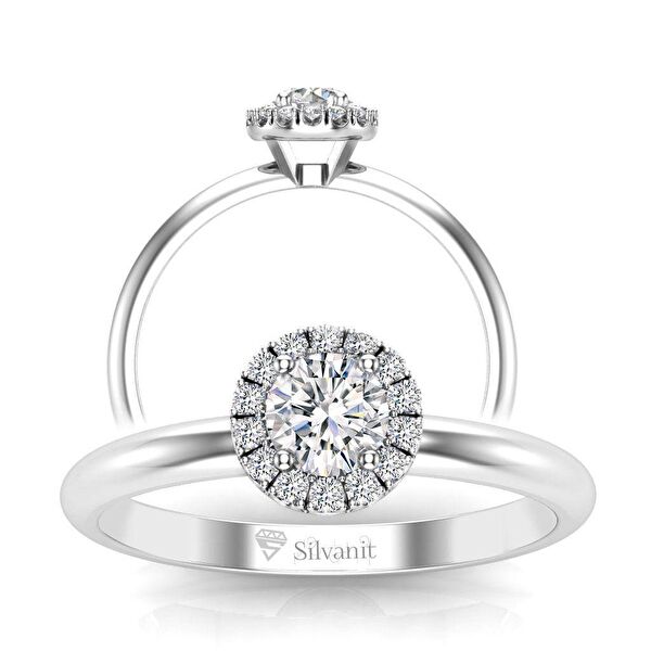 Silvanit Pırlanta Kadın Yüzük