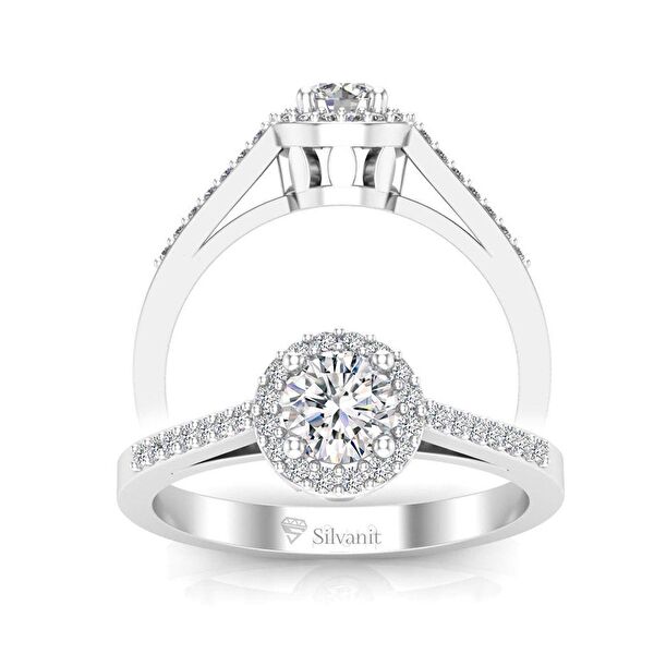 Silvanit Pırlanta Kadın Yüzük