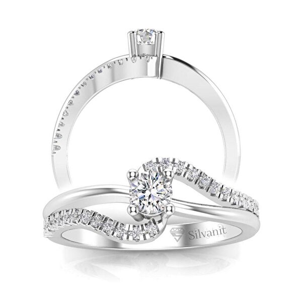 Silvanit Pırlanta Kadın Yüzük