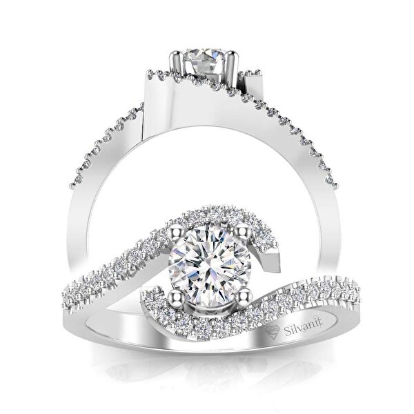 Silvanit Pırlanta Kadın Yüzük